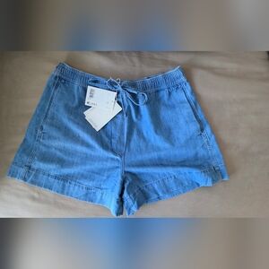 COS Drawstring Denim Shorts